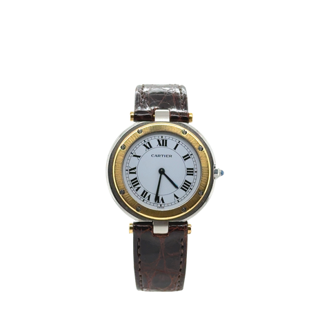 Cartier - Montre Santos Vendome - Or et Acier - Circa 1980