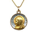 Pendentif Médaille - Vierge Marie - or Jaune