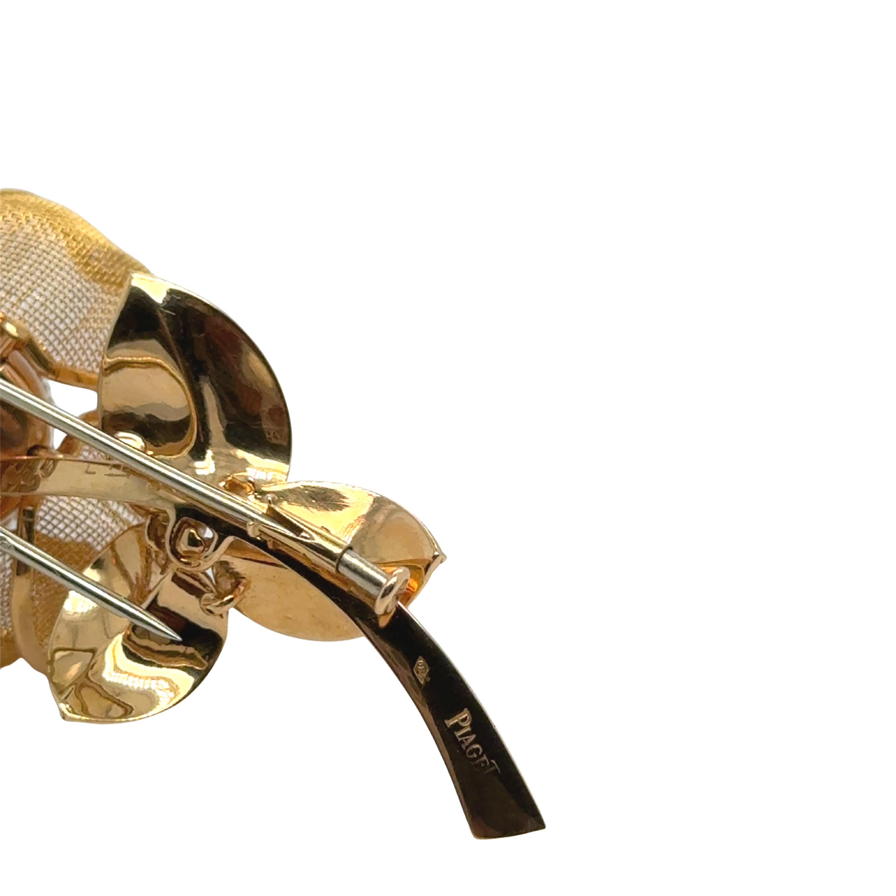 Piaget - Broche «  la trembleuse » - Or jaune  et Diamants - Année 60
