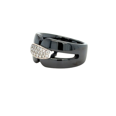 Jeell - Ceramic and diamond ring