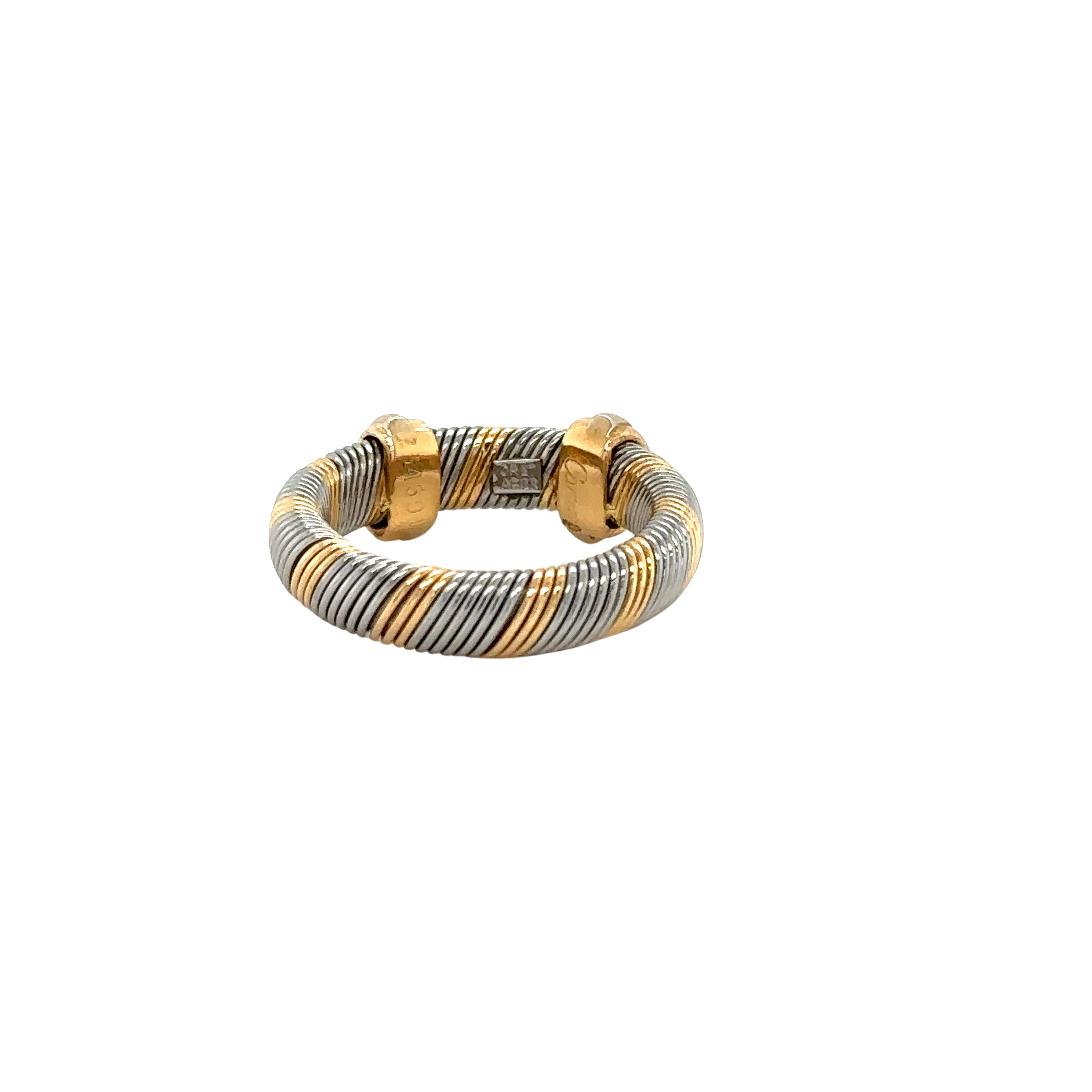 Cartier - Bague Motif trinity Acier et or