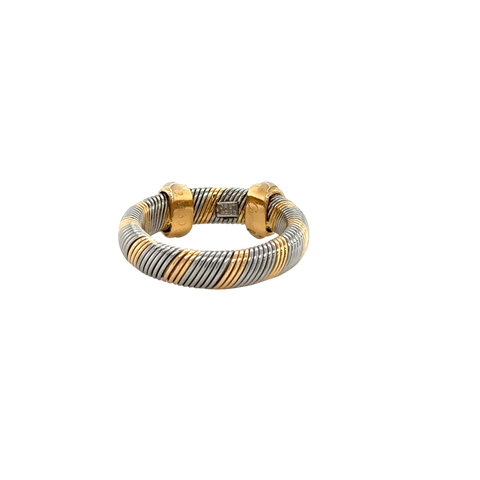 Cartier - Bague Motif trinity Acier et or