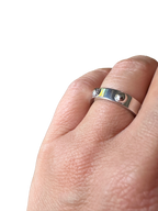 Louis Vuitton - Bague Clous Or blanc