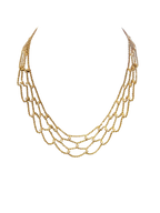 Chopard - Collier drapier « collection les chaînes » - Or jaune et diamants